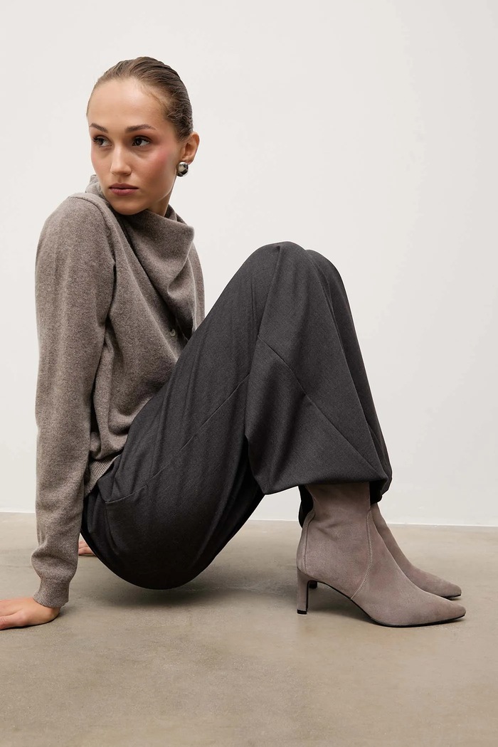 Answear.LAB botki zamszowe K.145004