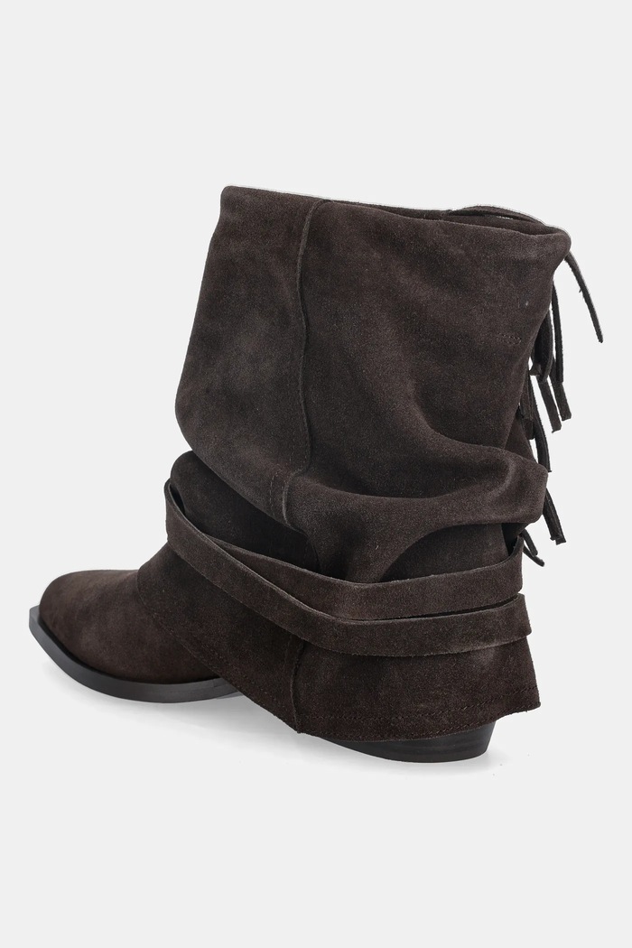 Gležnarji iz semiša Answear.LAB rjava AN-XY25024-3188H-L