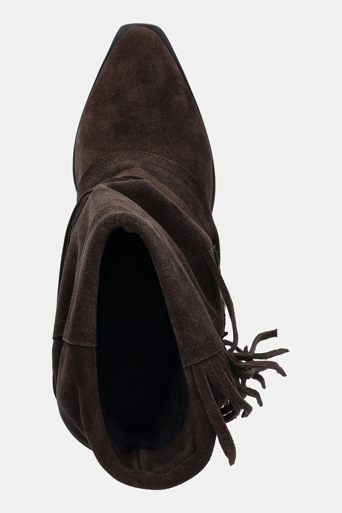 Gležnarji iz semiša Answear.LAB AN-XY25024-3188H-L rjava
