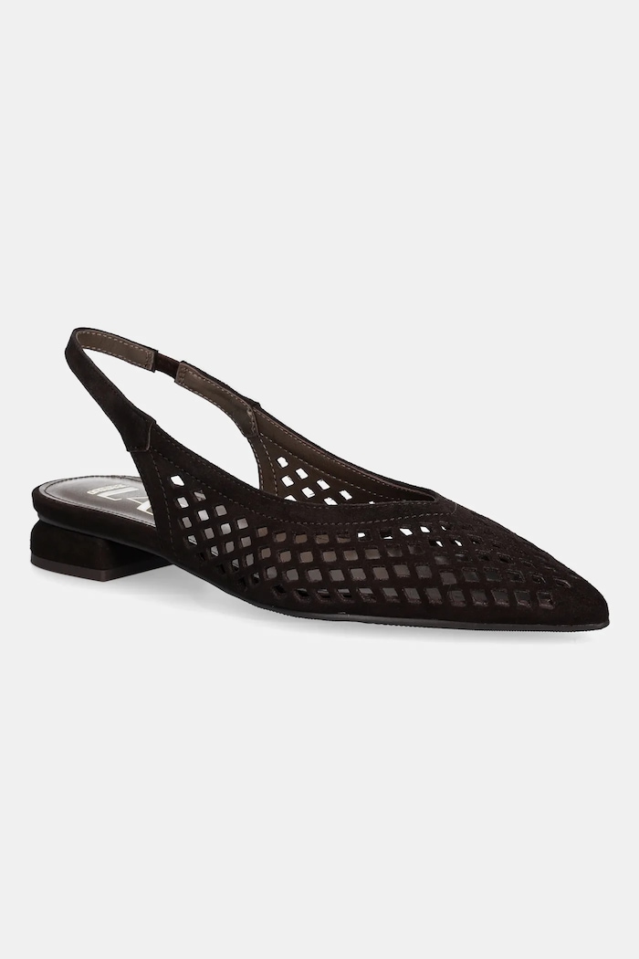 Answear.LAB balerini din piele intoarsa piele întoarsă maro SH586132026A.hak