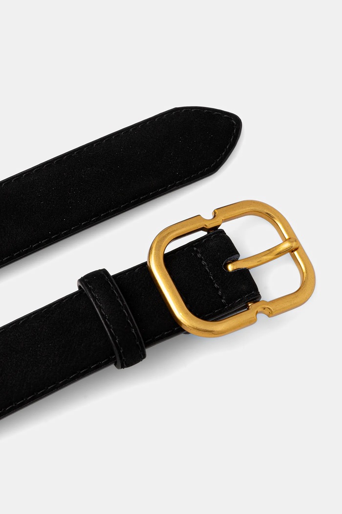 Answear.LAB curea de piele 627.cjk negru WA25