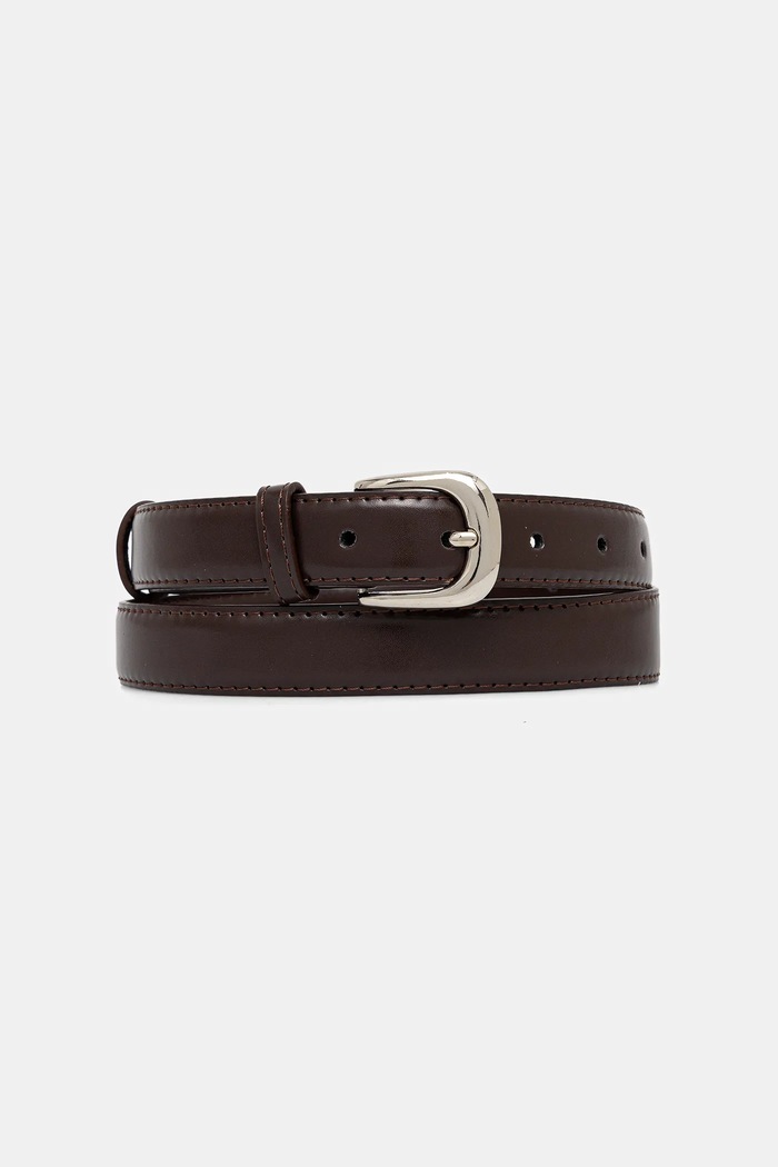 Answear.LAB curea de piele maro 630.cjk