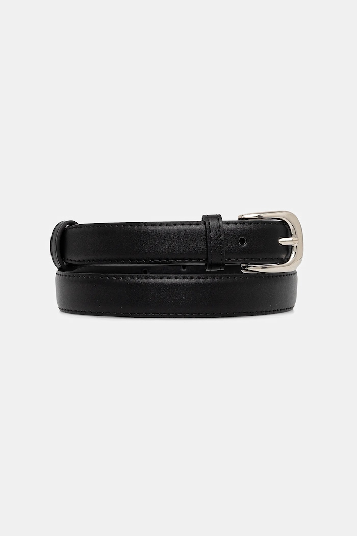 Answear.LAB curea de piele negru 630.cjk