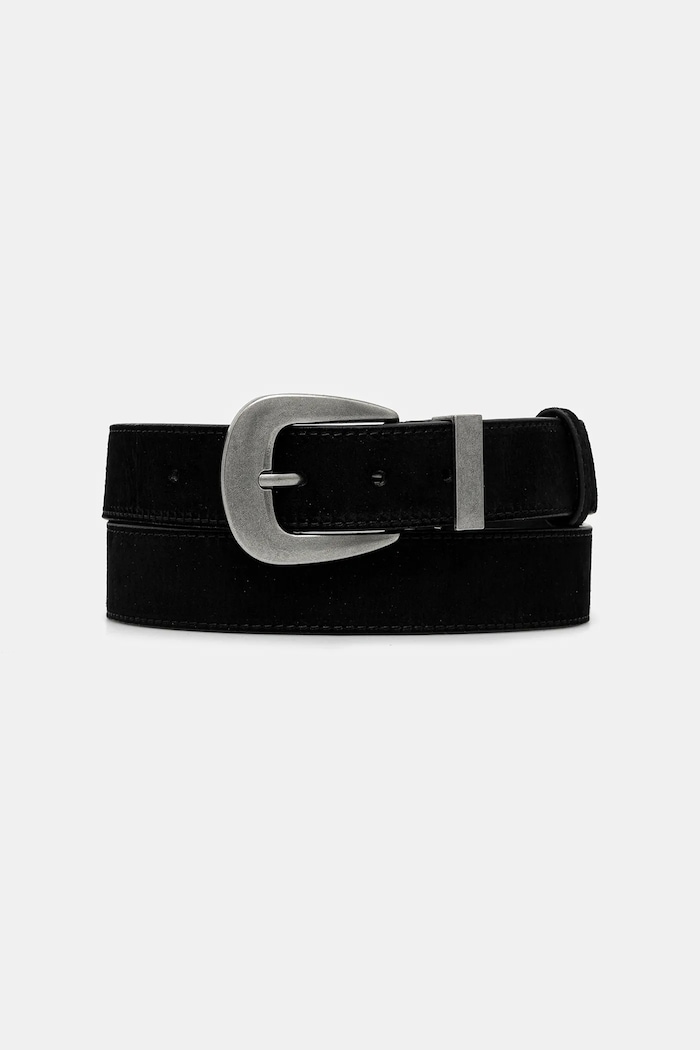 Answear.LAB curea din piele intoarsa negru ld-2052.ijk