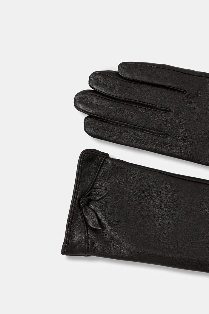 Accesorii Answear.LAB Manusi de piele leaf glove maro