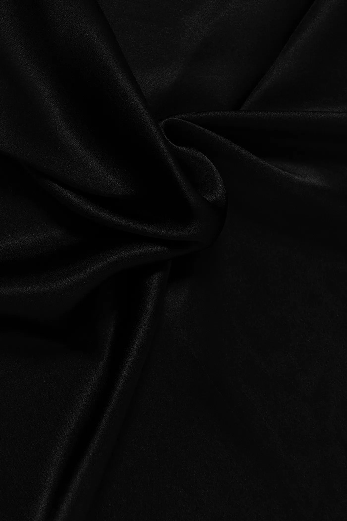 Accesorii Answear.LAB esarfa de matase 50x50 negru