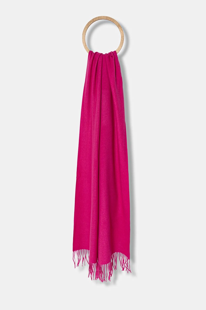 Vlnený šál Answear.LAB pletenina ružová pashmina.1