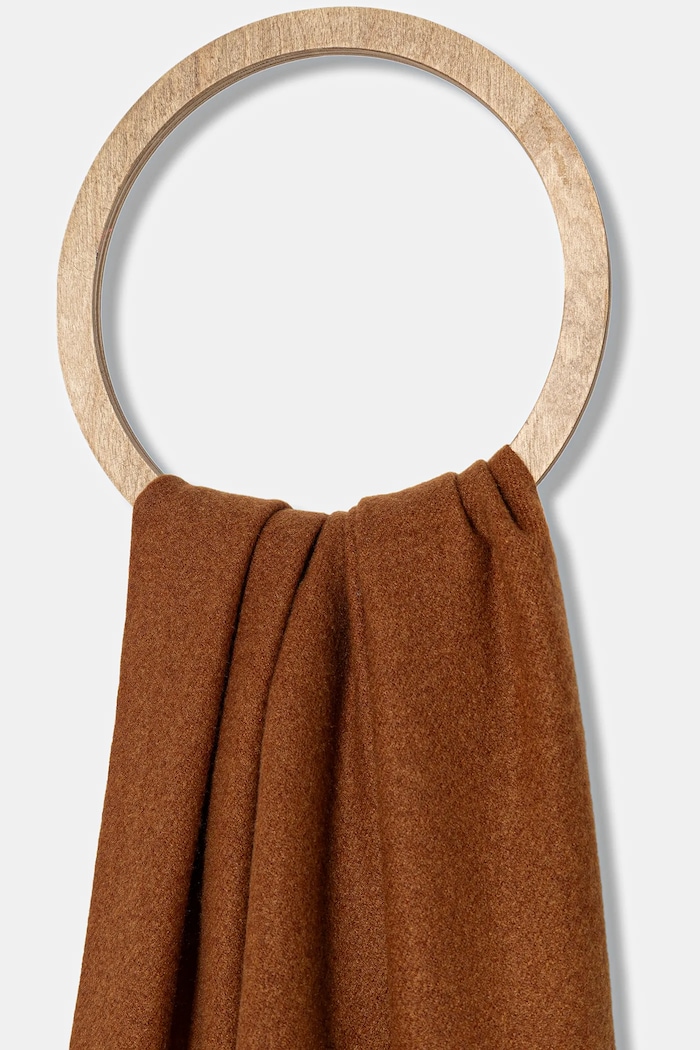 Vlnený šál Answear.LAB pashmina.2 hnedá WA25