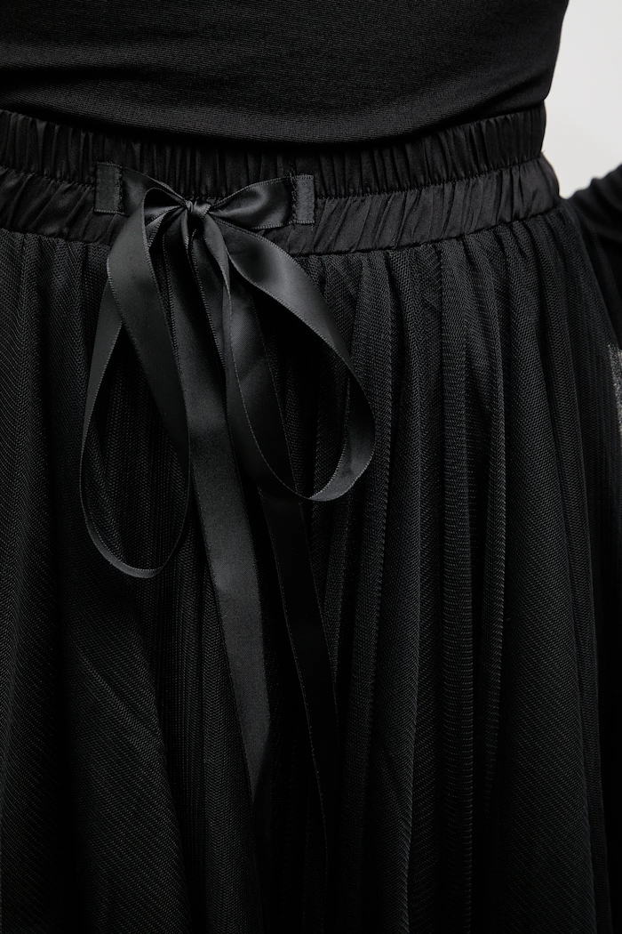 Φούστα Answear.LAB CK08077.FLK μαύρο