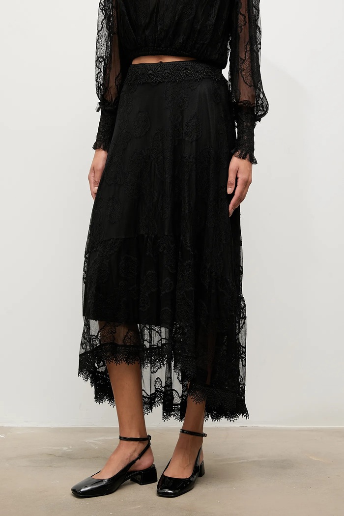Ρούχα Φούστα Answear.LAB 80988.FLK μαύρο