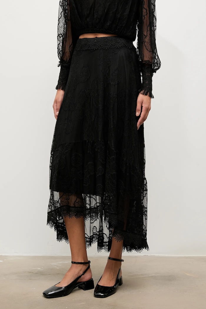 Ρούχα Φούστα Answear.LAB 80988.FLK μαύρο