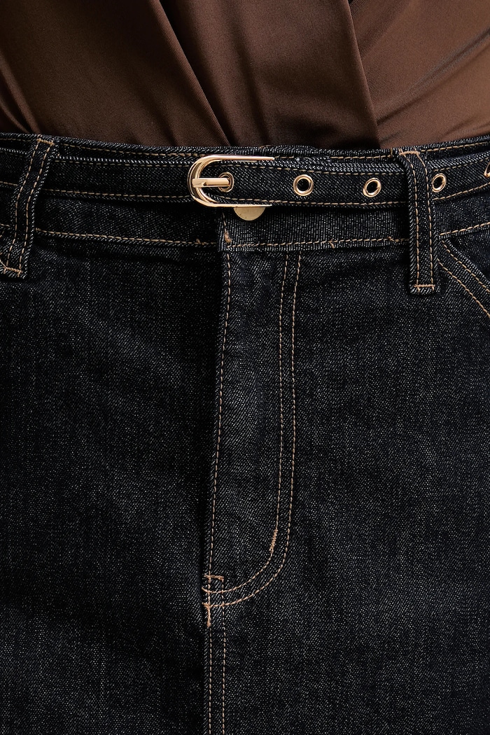 Jeans krilo Answear.LAB mornarsko modra L21408.hak