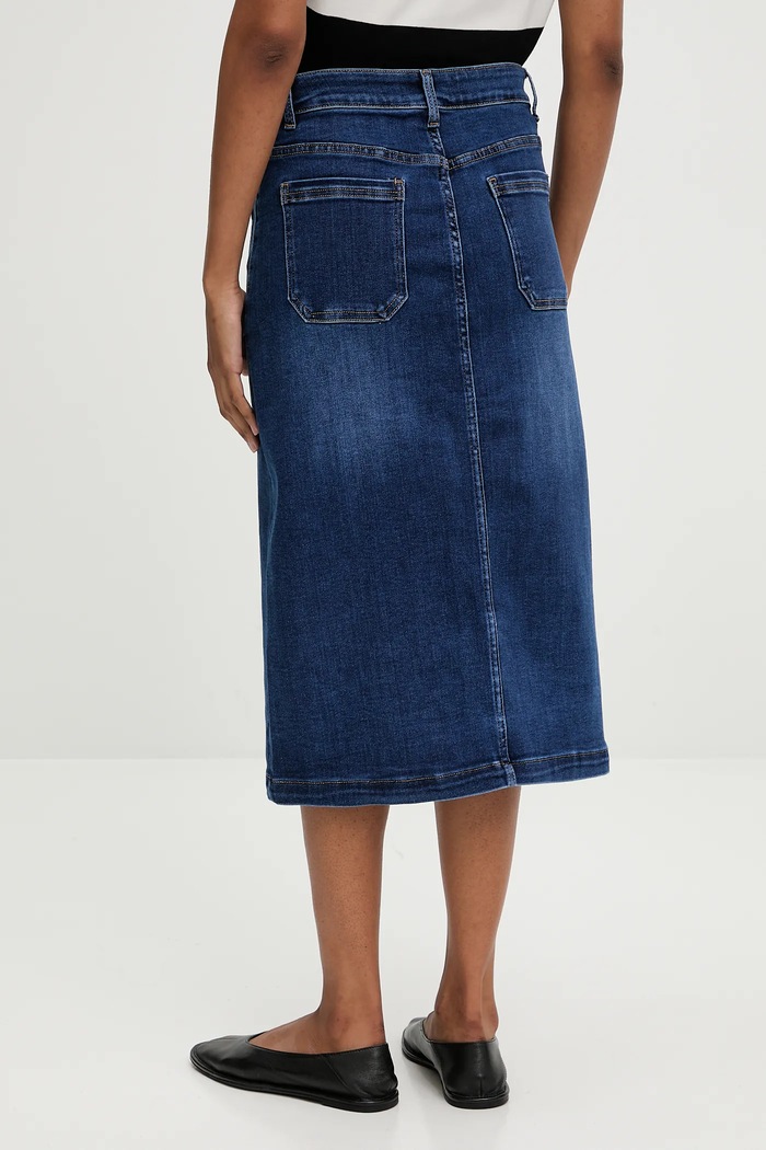 Oblačila Jeans krilo Answear.LAB c027.FLK mornarsko modra