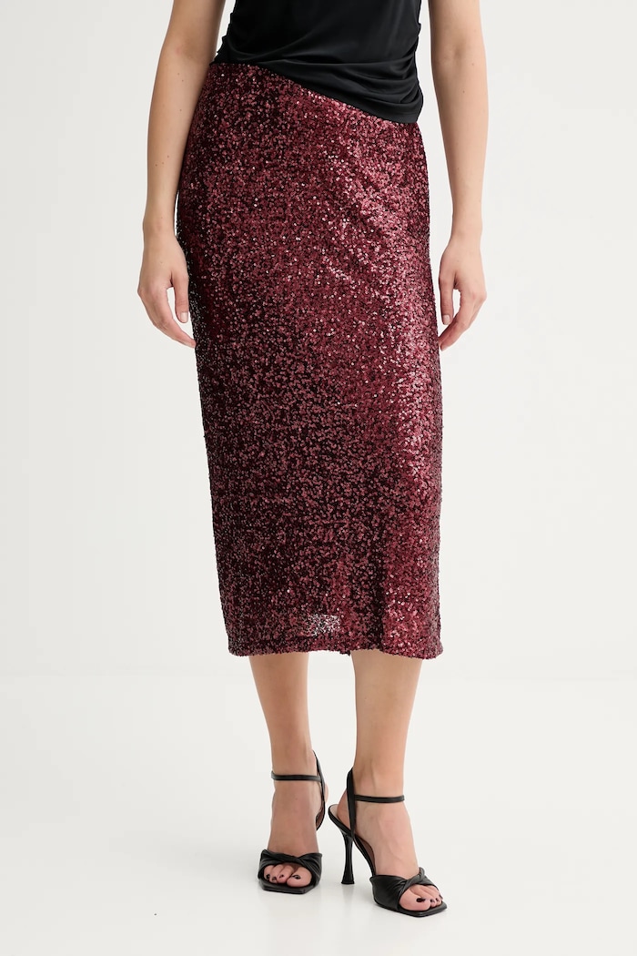 Answear.LAB szoknya 51430 burgundia WA25