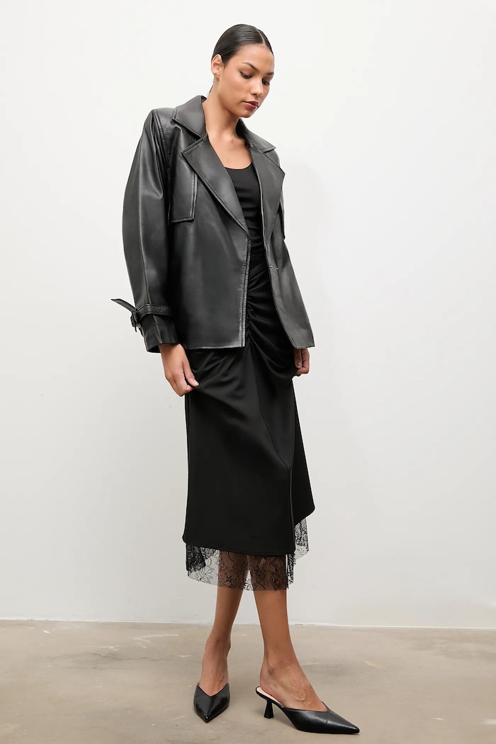 Answear.LAB fusta ET0593.TOS negru WA25