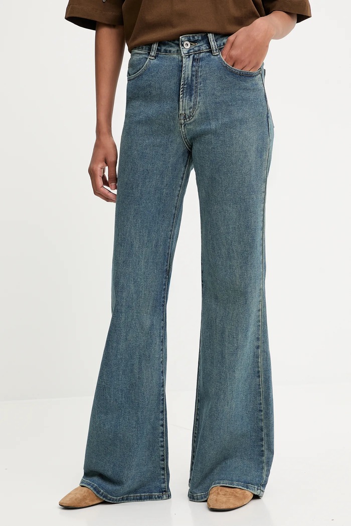 Answear.LAB jeansi albastru hm6689.3