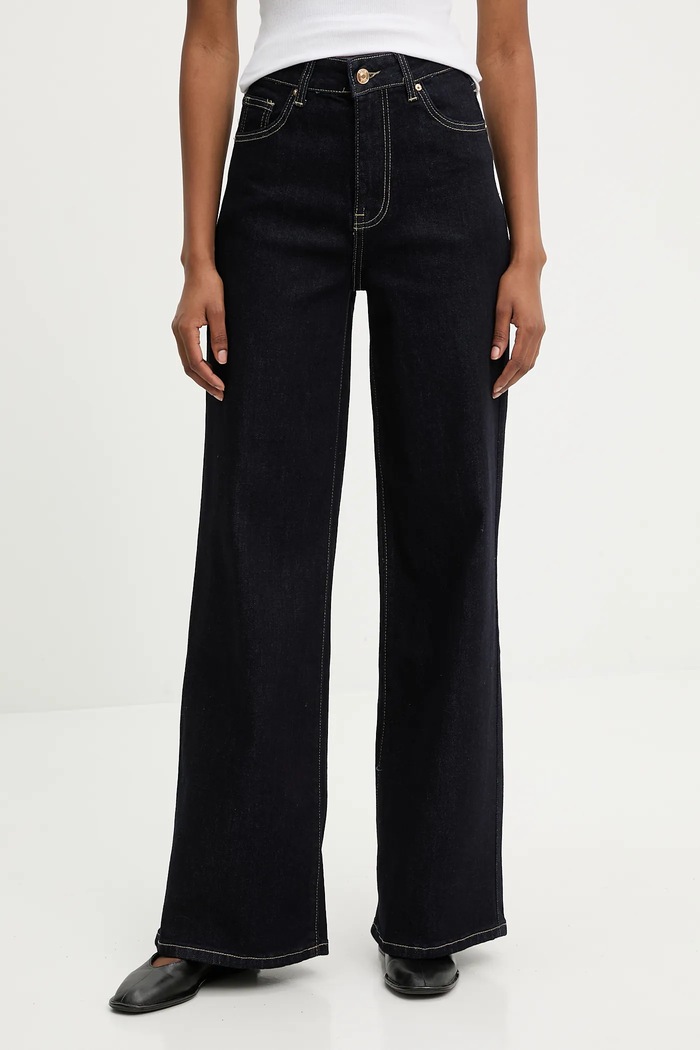 Answear.LAB jeansi mg663.FLK bleumarin WA25
