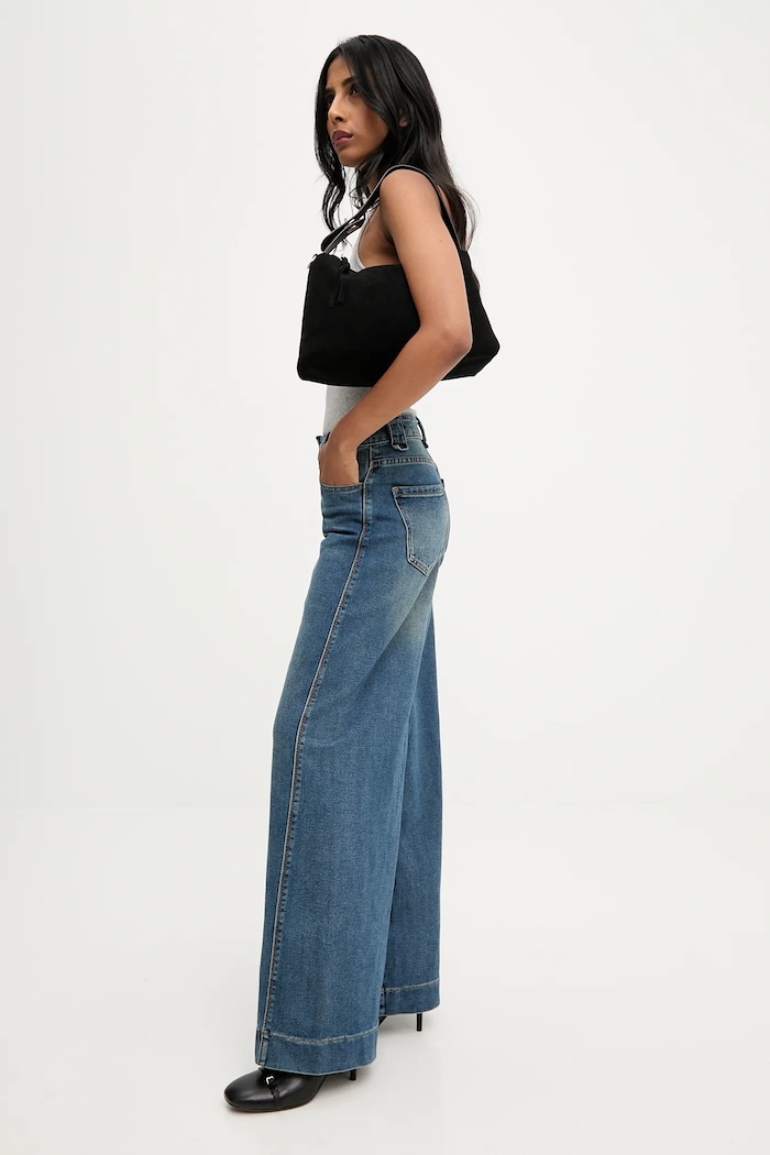 Answear.LAB jeansi 2503PA.ILK albastru WA25