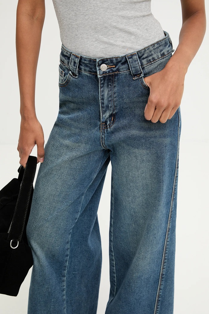 Answear.LAB jeansi 2503PA.ILK albastru