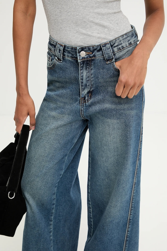 Answear.LAB jeansi 2503PA.ILK albastru