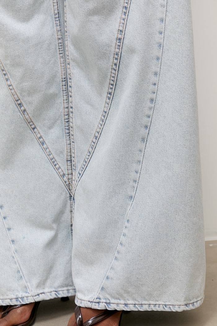 Answear.LAB jeansy wide leg damskie niebieski 2923.tos