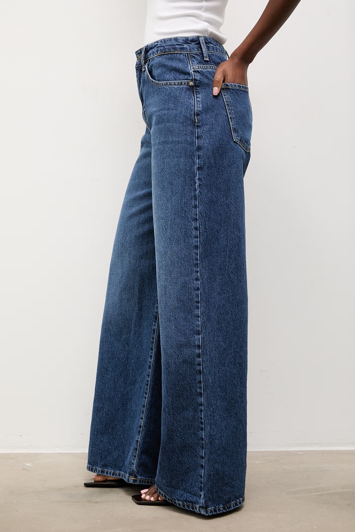 Answear.LAB jeansi bleumarin 25710.TOS