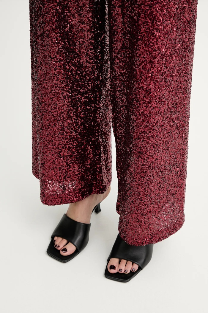 Nohavice Answear.LAB burgundské 91210