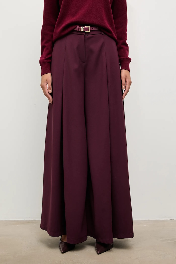 Nohavice Answear.LAB ST.1410.TOS burgundské WA25