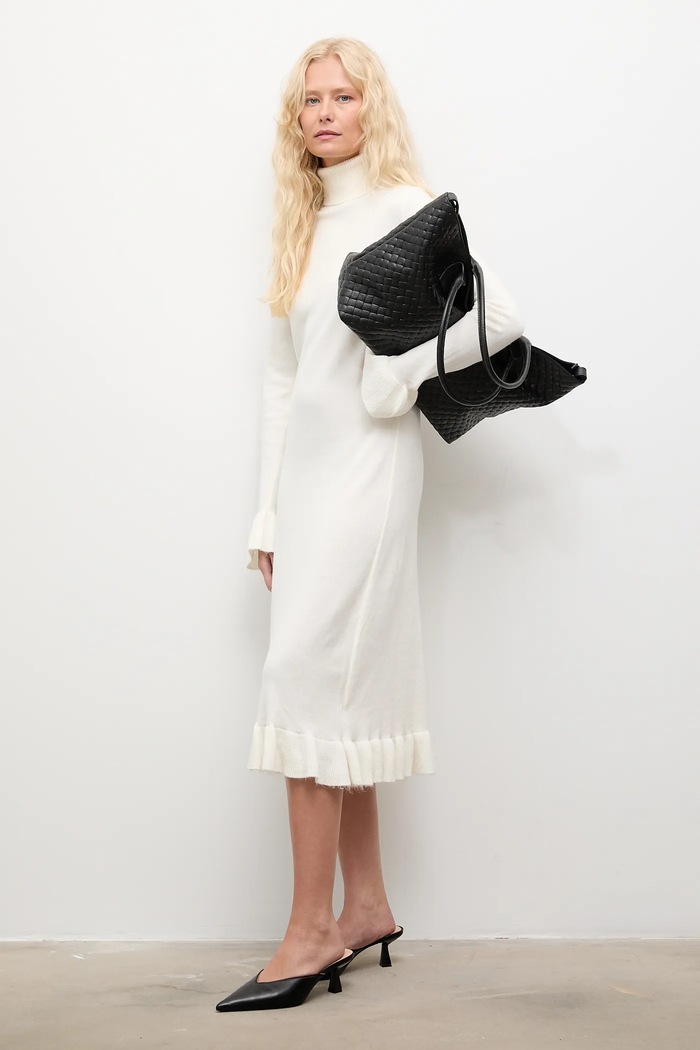Answear.LAB Rochie de cașmir 2687.fh bej WA25