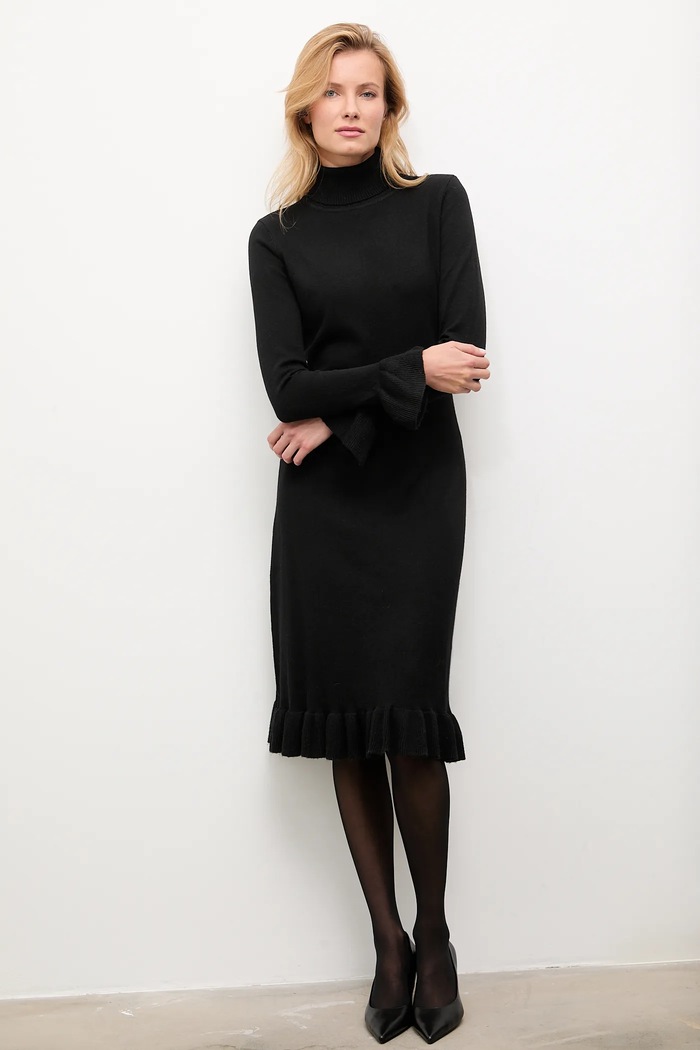 Answear.LAB Rochie de cașmir 2687.fh negru WA25
