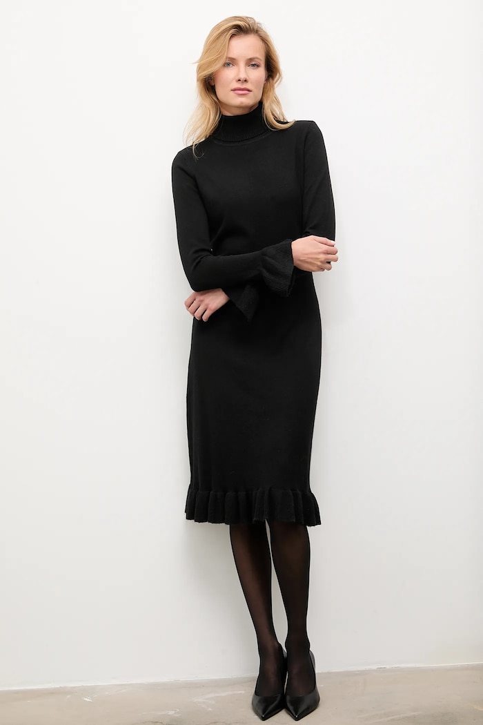 Answear.LAB Rochie de cașmir 2687.fh negru WA25
