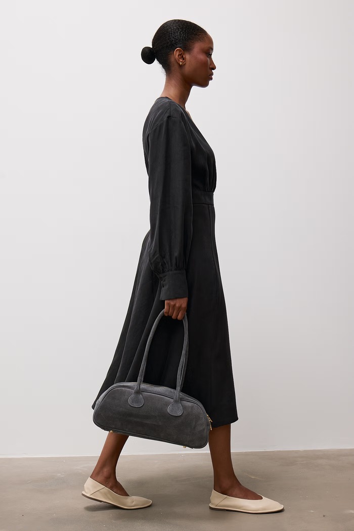 Answear.LAB Rochie din vâscoză PK9011 negru WA25