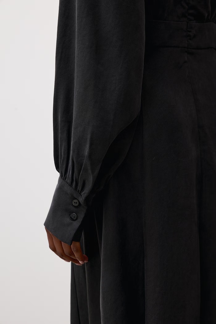 Rochie din vâscoză Answear.LAB negru PK9011
