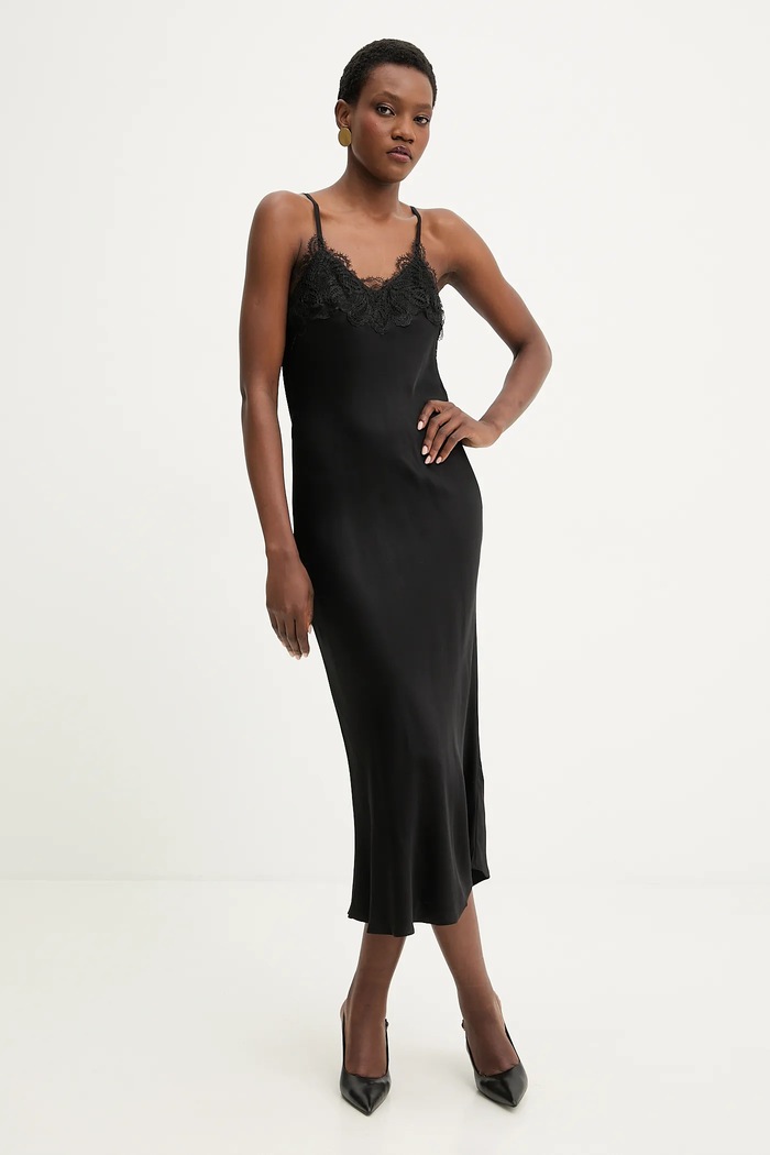 Answear.LAB Rochie negru PK9027