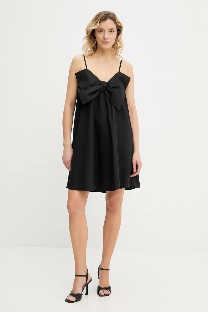 Answear.LAB sukienka bawełniana br5789 czarny WA25