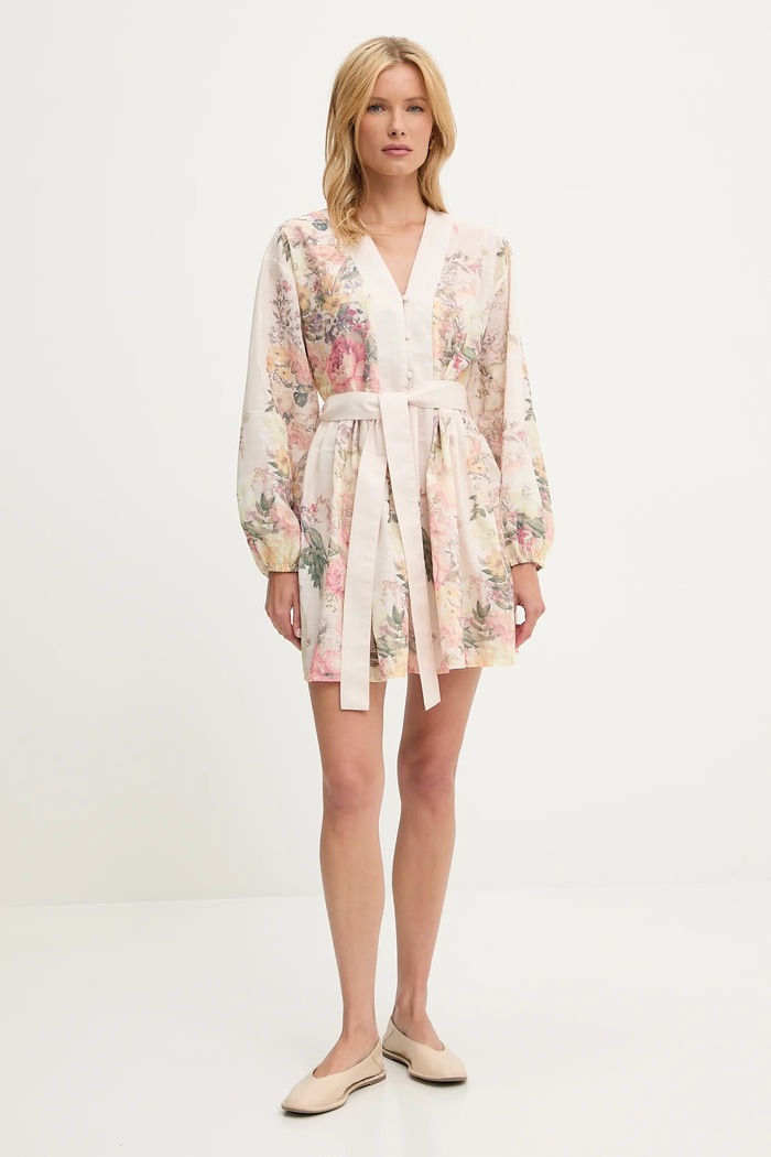 Answear.LAB Answear Lab rochie y091.1 bej WA25
