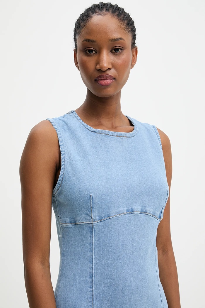 Answear.LAB rochie jeans albastru mg700.FLK