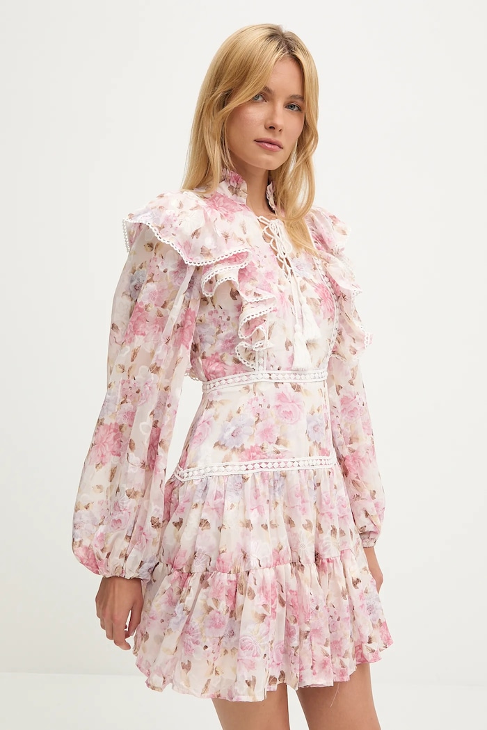 Answear Lab rochie Answear.LAB 606531.flk roz