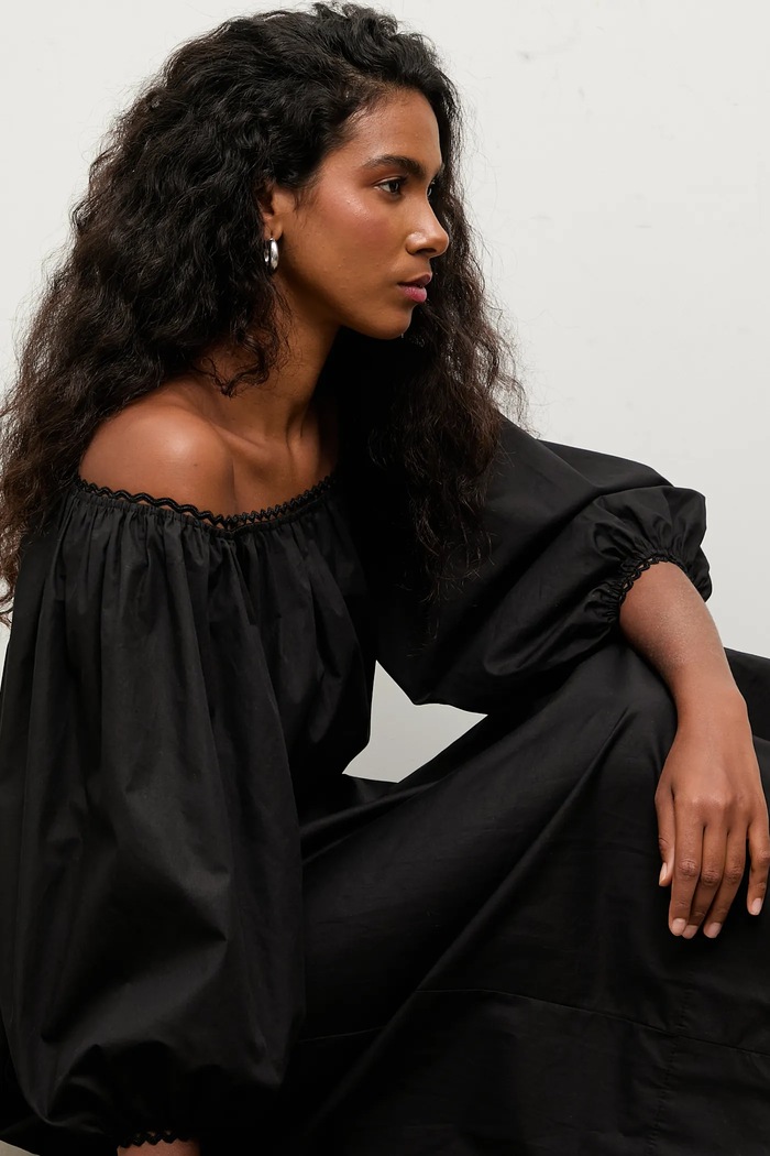 Answear.LAB sukienka bawełniana ST.EL3011.TOS czarny
