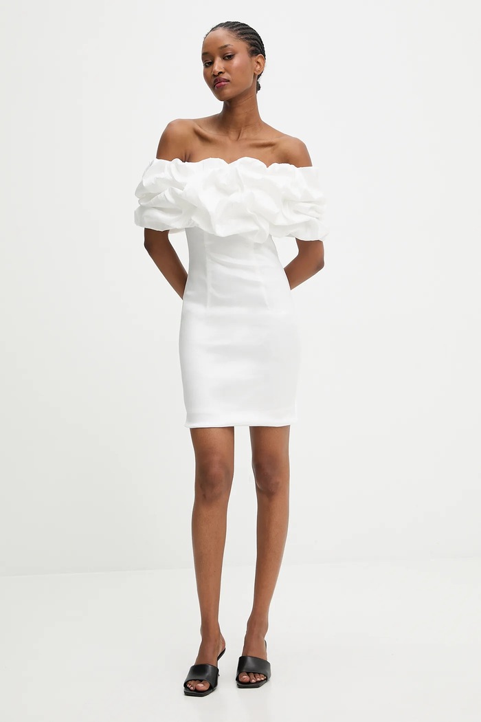 Answear.LAB rochie mini alb 6416