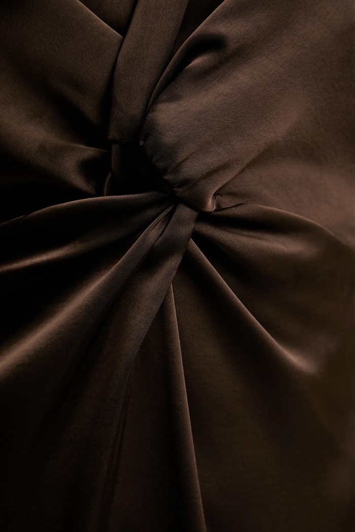 Answear.LAB sukienka 16946.hak brązowy