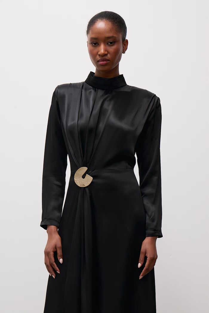 Rochie Answear.LAB negru EL3094.TOS