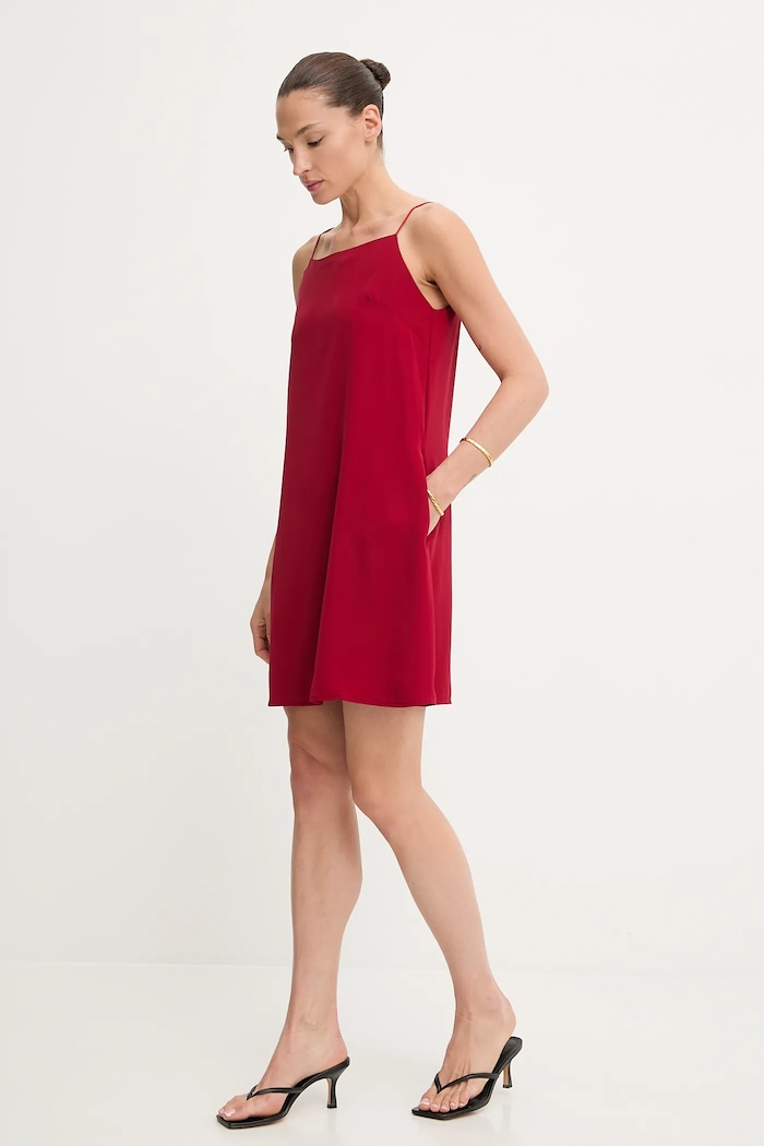 Answear.LAB sukienka tkanina czerwony 5256.iak