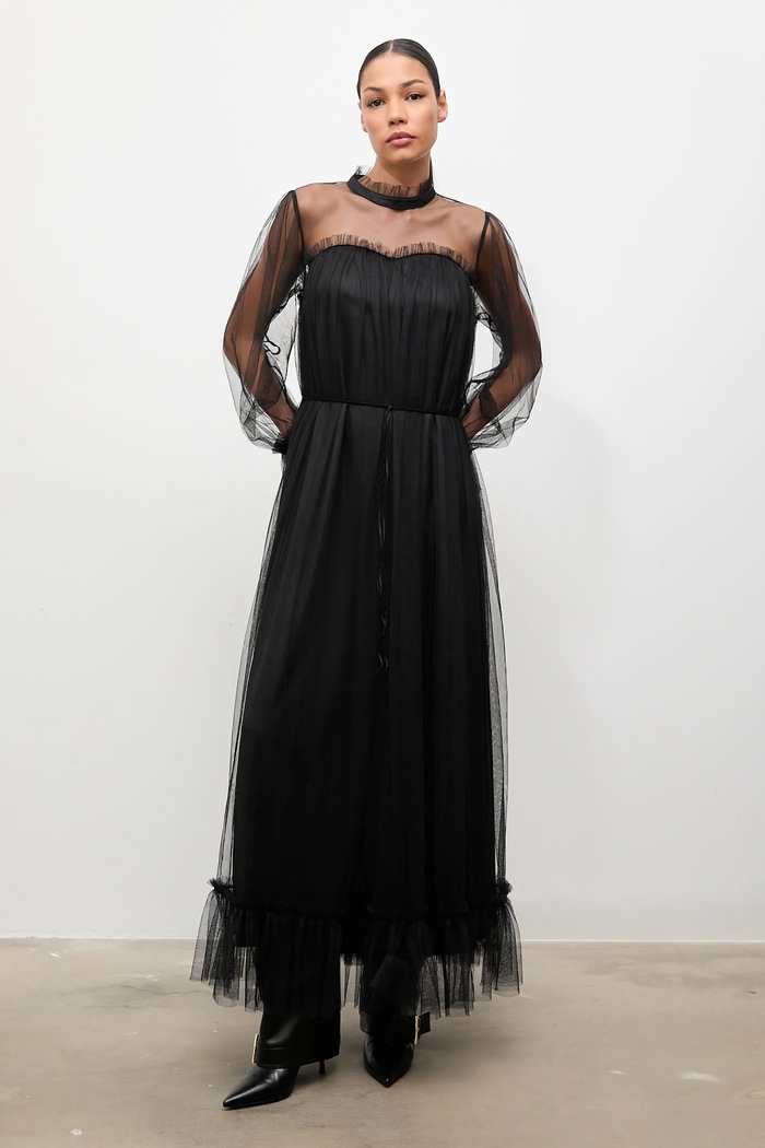 Îmbrăcăminte Answear.LAB rochie 81066.FLK negru