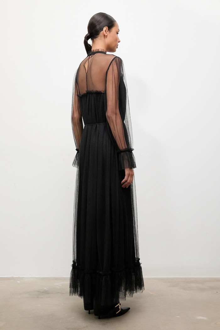 Answear.LAB rochie negru 81066.FLK