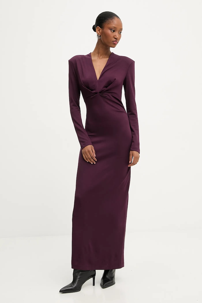 Answear.LAB rochie 111303.tos burgundia WA25