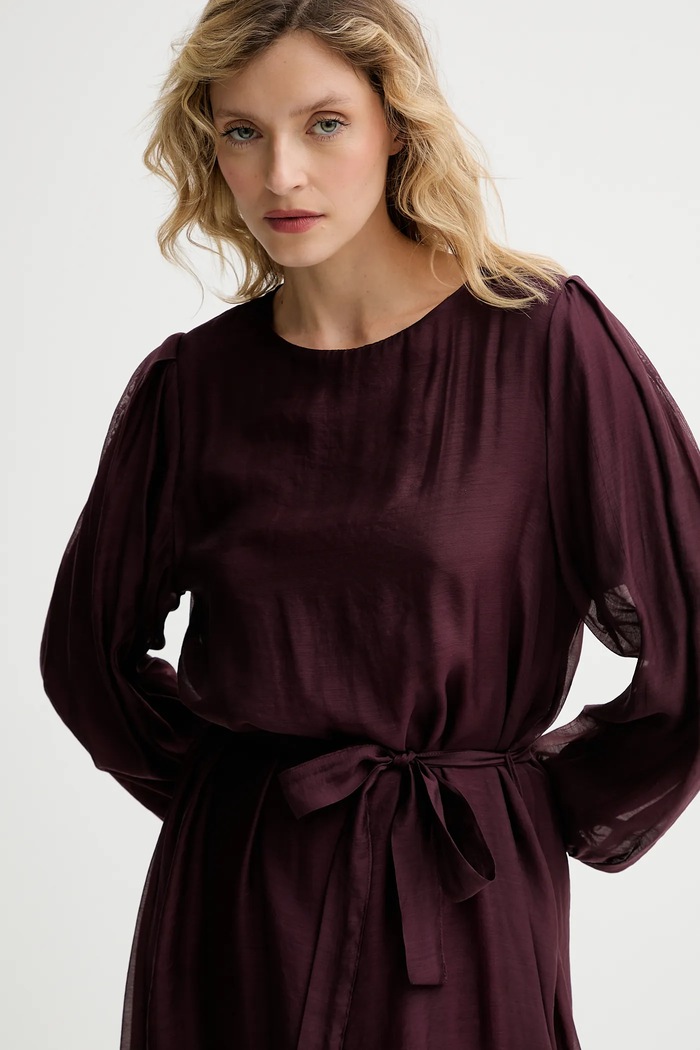 Answear.LAB rochie burgundia 1195.iak