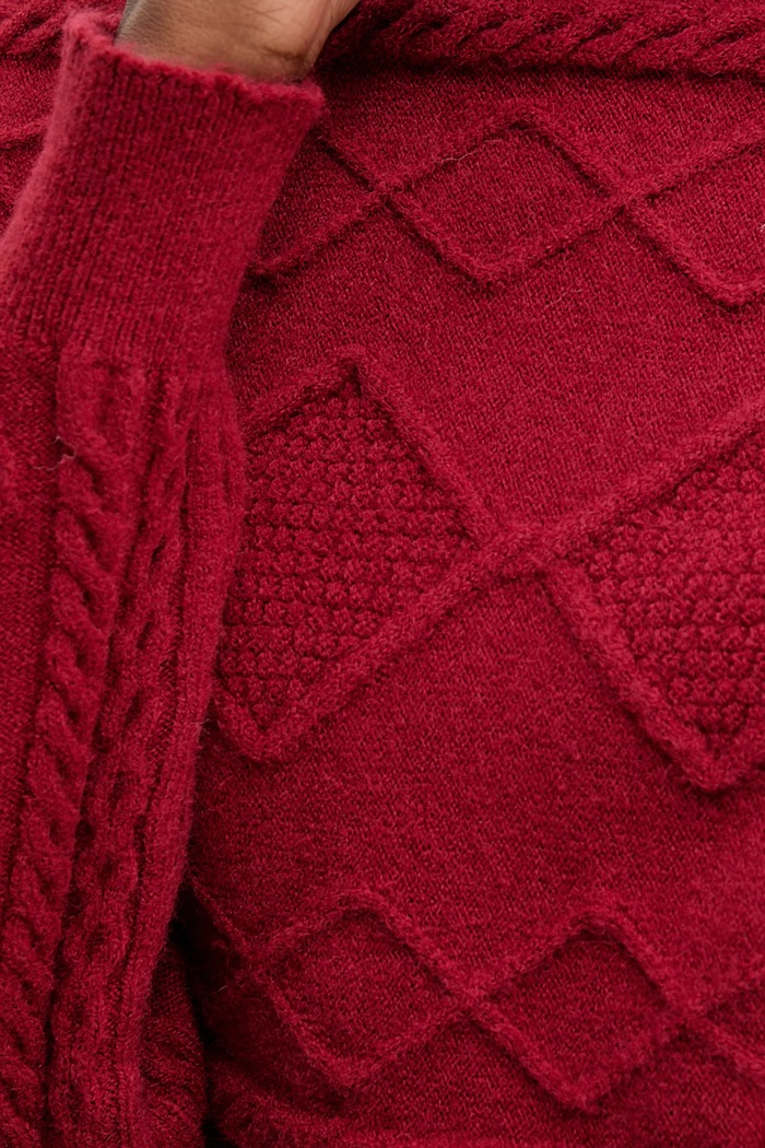 Answear.LAB sweter z kaszmirem 2722.fh czerwony