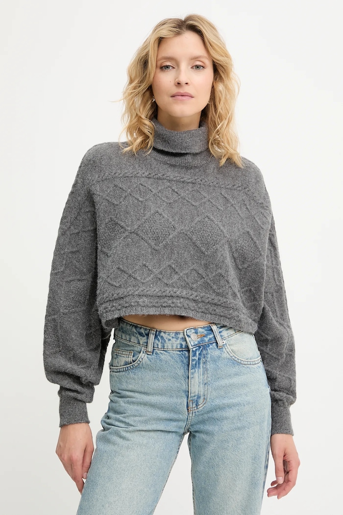 Answear.LAB sweter z kaszmirem szary 2722.fh