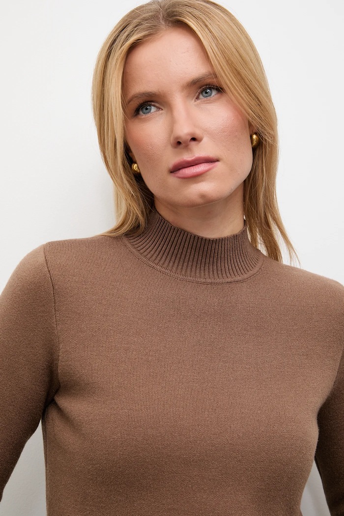 Sweter z kaszmirem Answear.LAB brązowy WF2758.fh